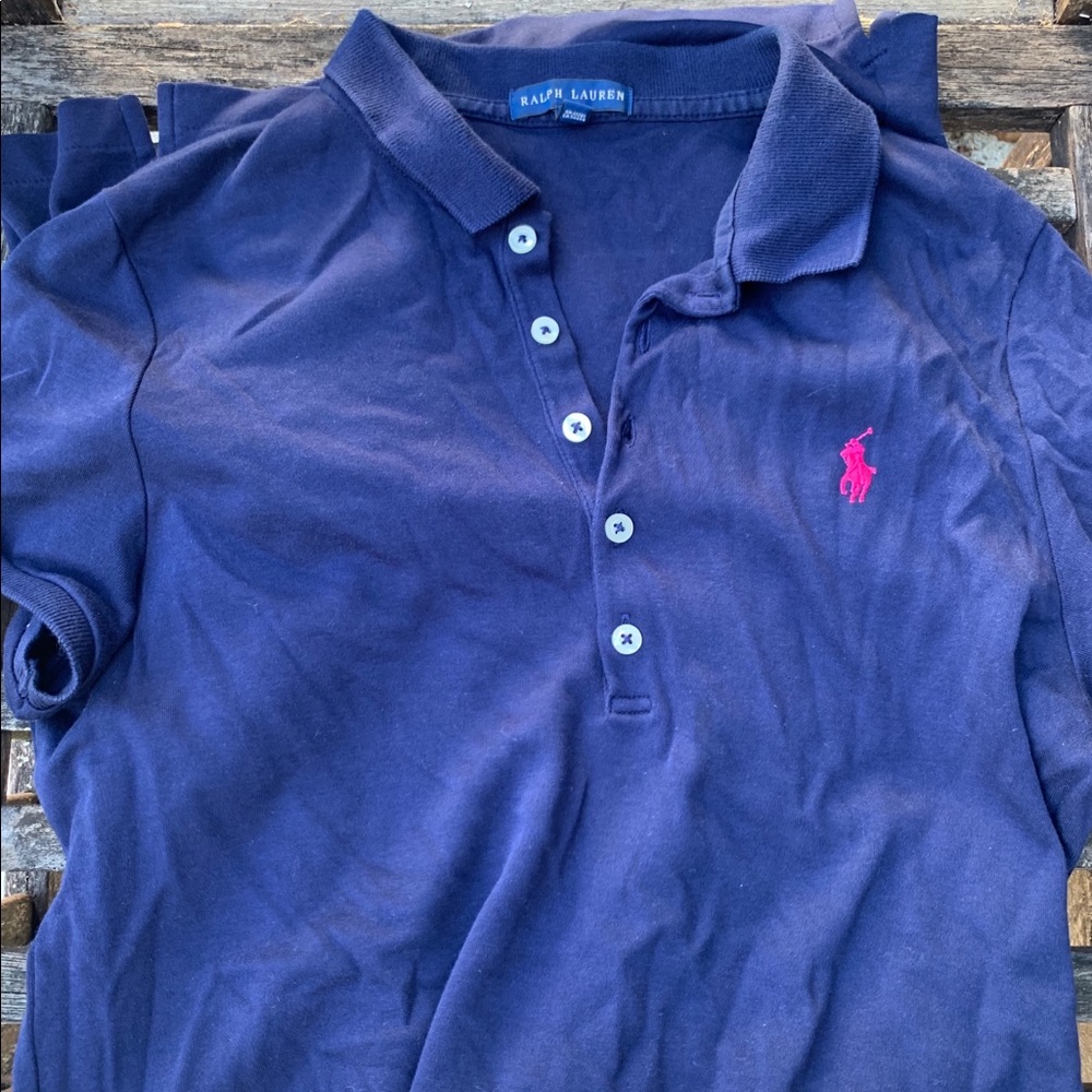 Electric Blue and Pink Ralph Lauren  DressEUC!